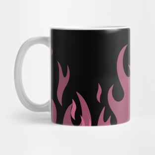 Ash Pink flames Mug